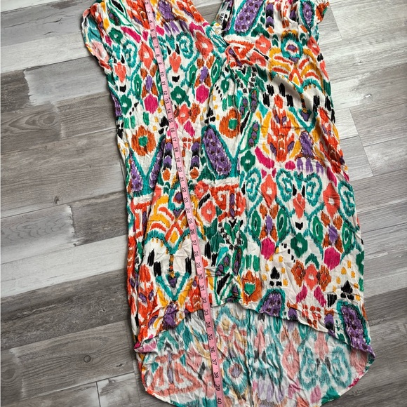 Zara Multicolor Patterned Top - Picture 3 of 5